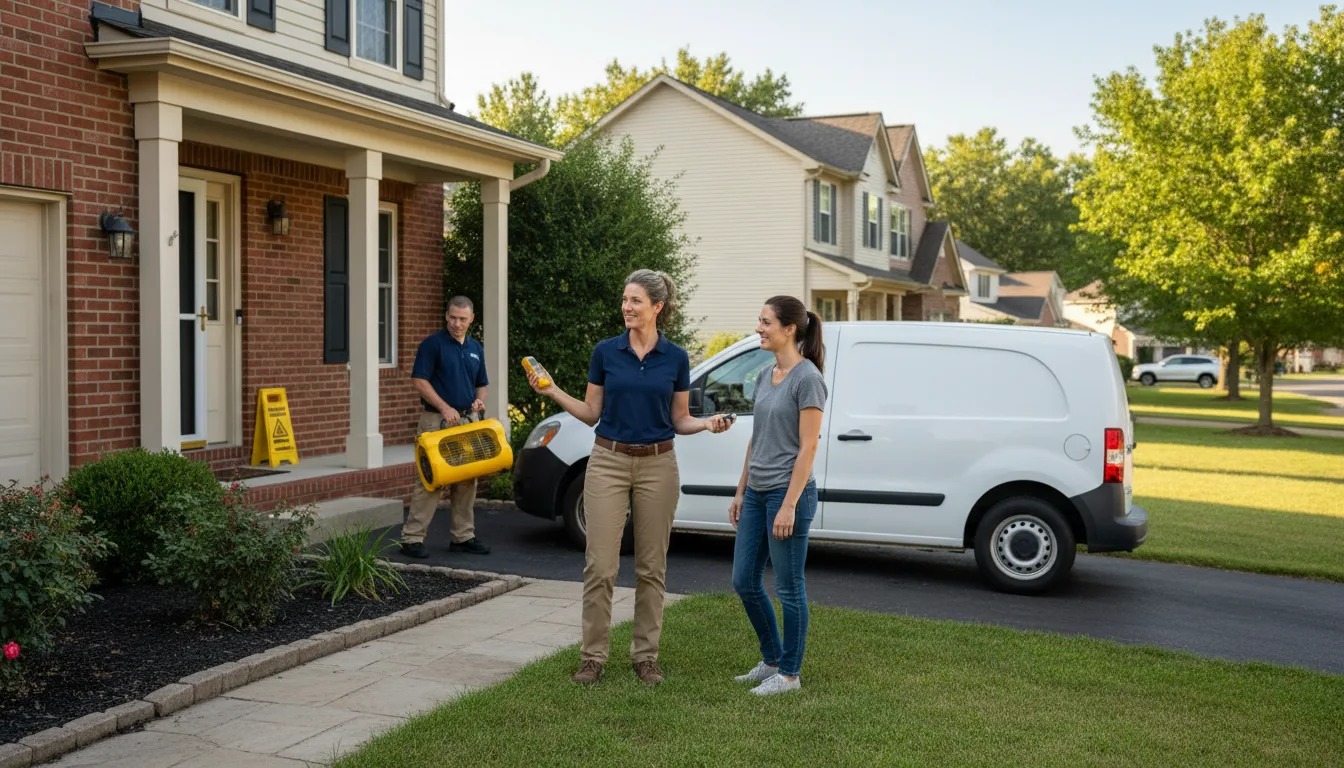 Water restoration image for Water Damage & Restoration Services in Palmyra, NJ